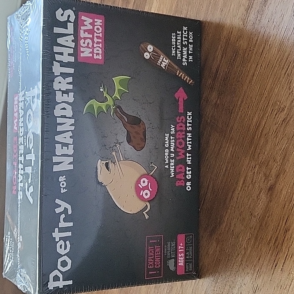 Game "Poetry for Neanderthals"